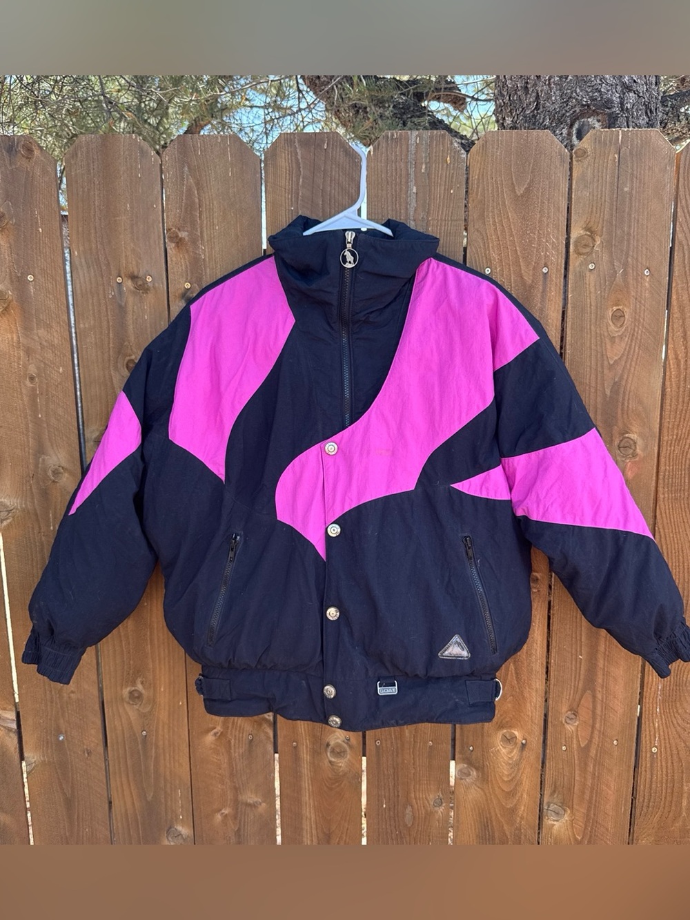 Vintage Mountain Goat Down-Filled Ski Jacket